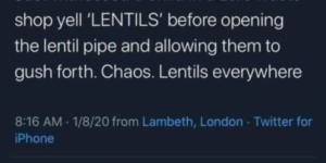 chaos lentils would be a pretty good band name