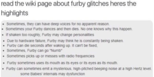 furby glitches just make it more terrifying