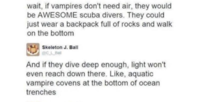 scuba vampires