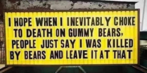 gummy bears are deadly
