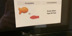 eating fish in the office if only acceptable if…