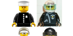 the evolution of the lego police officer speaks for itself