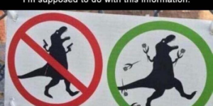 don’t weaponize wild t-rexes