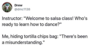 wrong salsa class