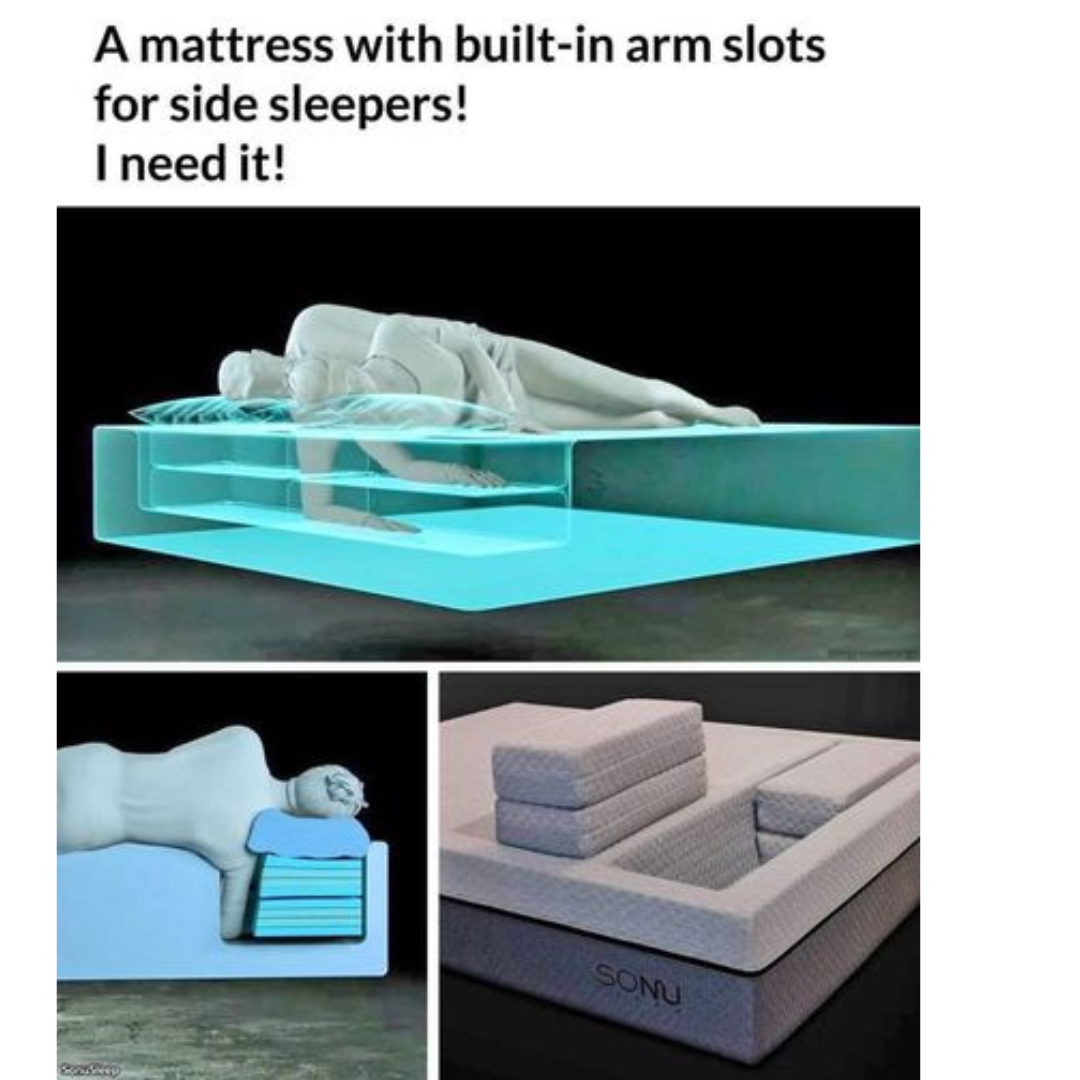 Side sleepers rejoice