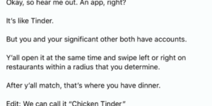 chicken tinder