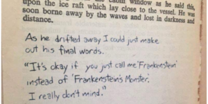 how frankenstein should have ended