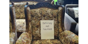 totally not haunted chair