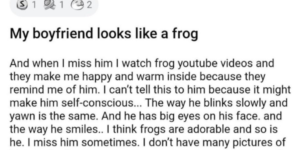 in love with a frog