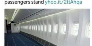 imagine a six-hour standing room only flight