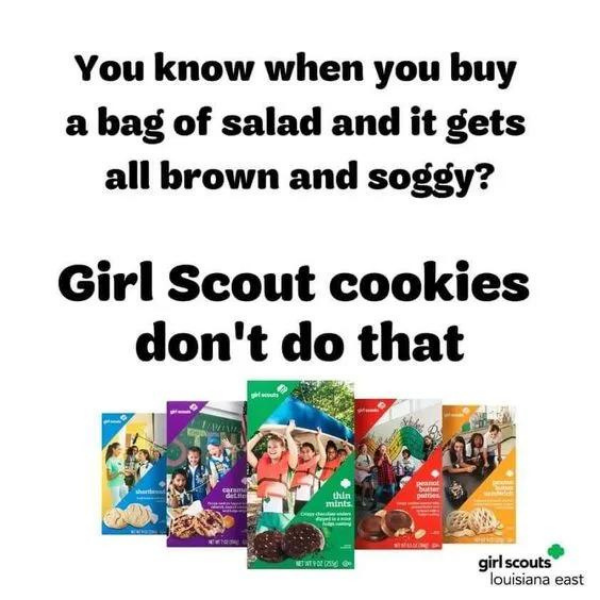 10 Girl Scouts Memes to Stockpile in Your Fridge
