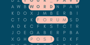 Community Forum Post: Your Favorite Word (April 23, 2024)