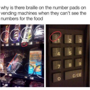 braille fail for an unseen issue