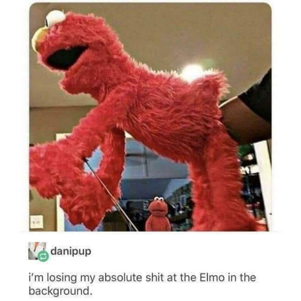 Elmo Maybe taking the el(mo)